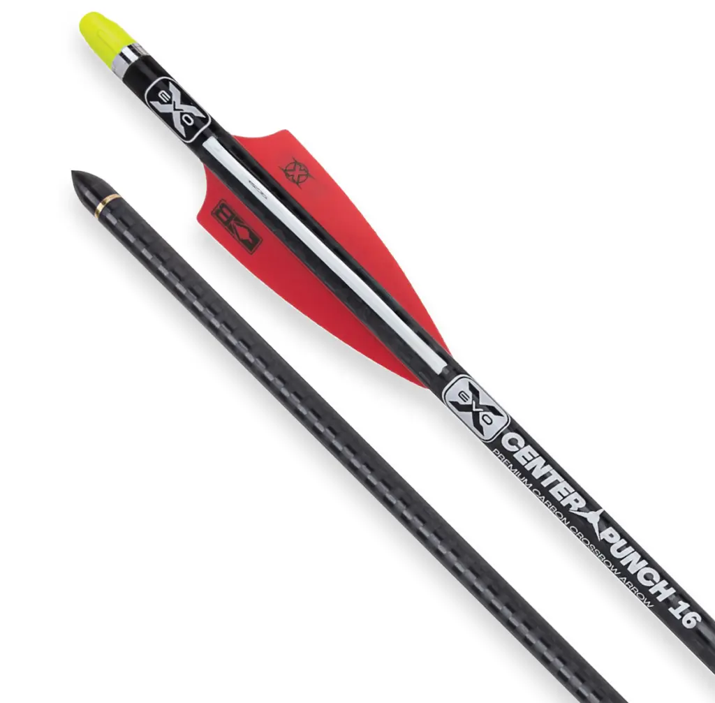 16 Inch Evo X Non Lighted Centerpunch16 Premium Carbon Crossbow Arrows (6 Pack)