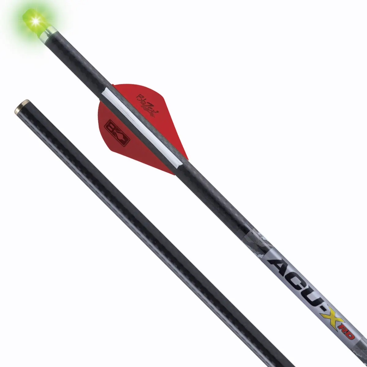 Acu X Rd Premium Lighted Carbon Arrows For Rail Less Reverse Draw Crossbows (3 Pack)