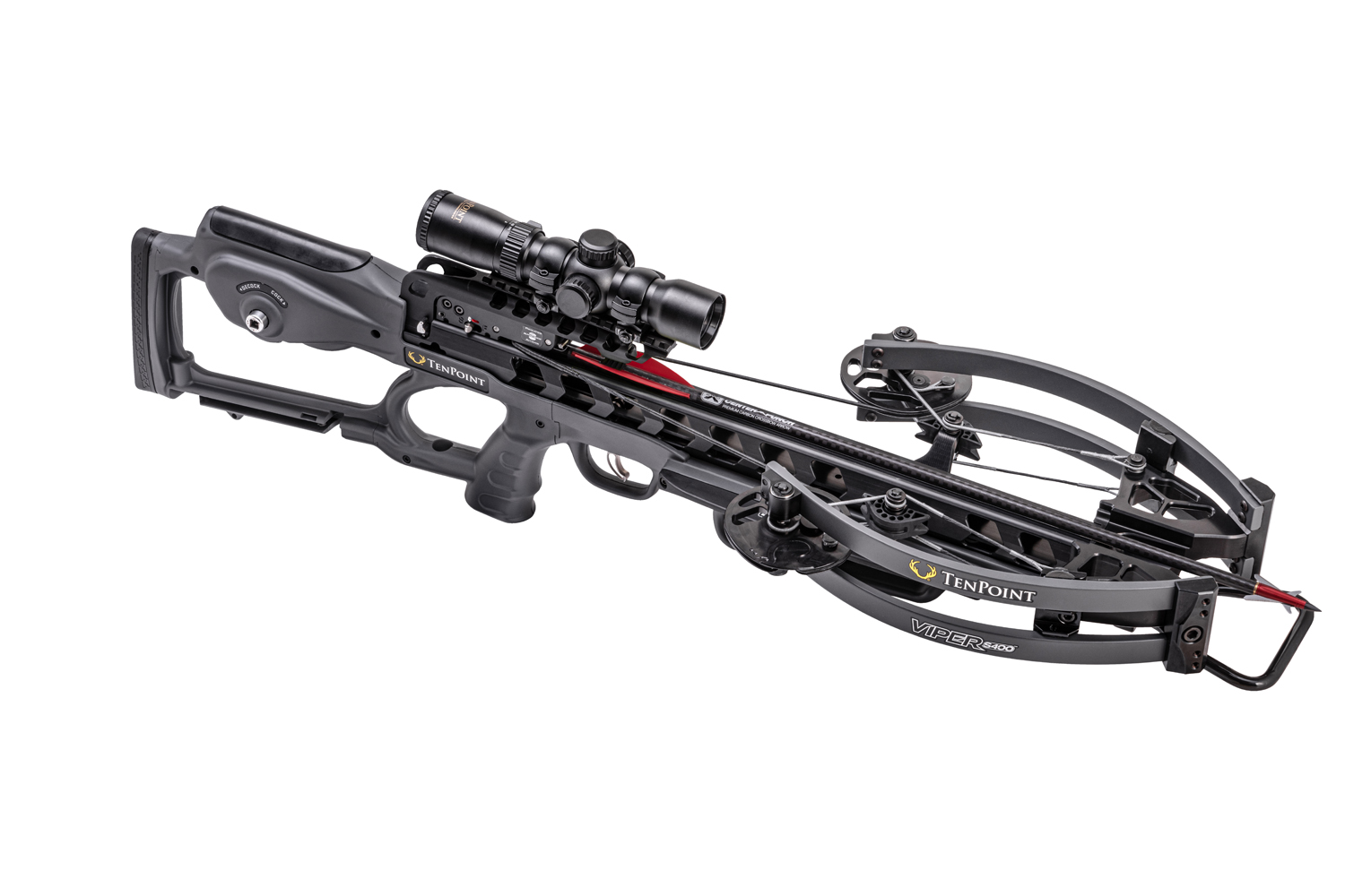 Graphite Gray TENPOINT Viper S400 Archery Crossbow Hunting Package-img-1