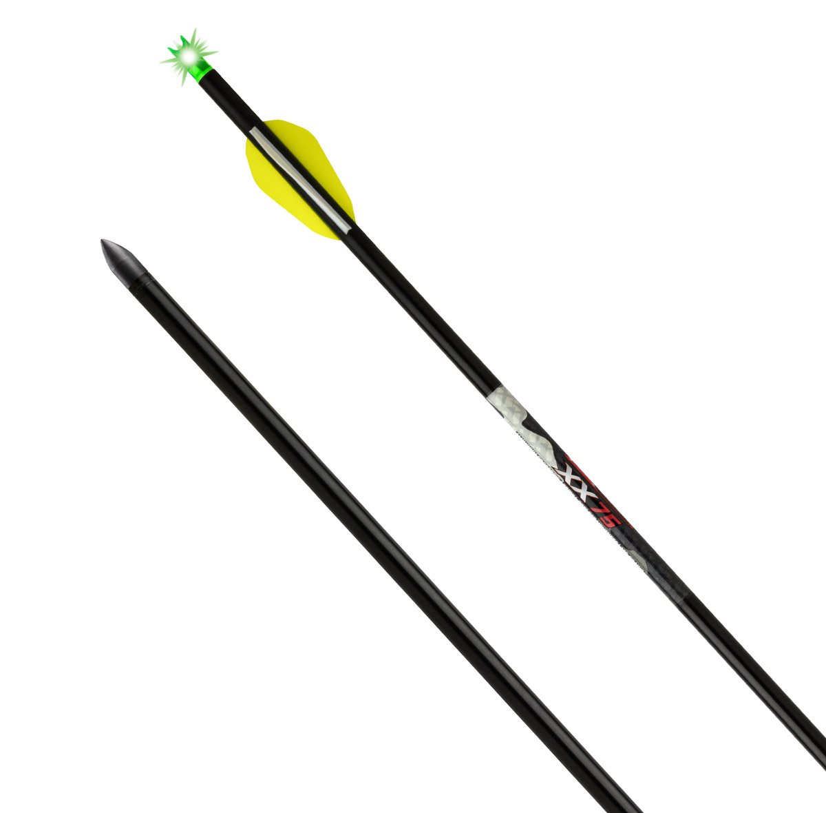 20" Lighted Crossbow Arrows Tenpoint Omni-Brite 2219 Easton XX75 Vanes 3 Pack 
