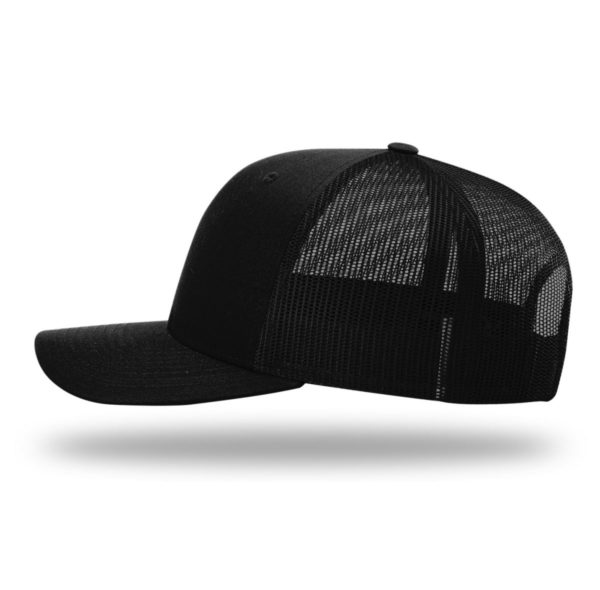 TenPoint Black Trucker Hat Side View