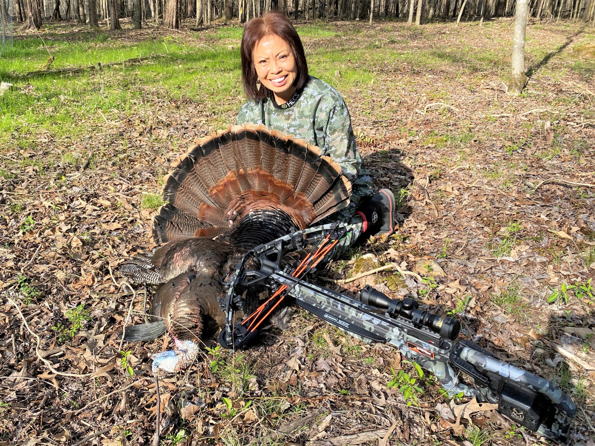 where do you shoot a turkey with a crossbow