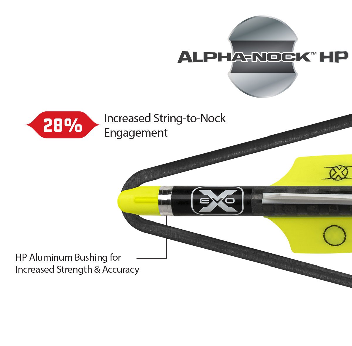 Tenpoint Evo x 16 Crossbow Arrows Alpha Nocks 6 Pack