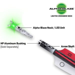 Alpha-Blaze Lighted Crossbow Nock (3 Pack)