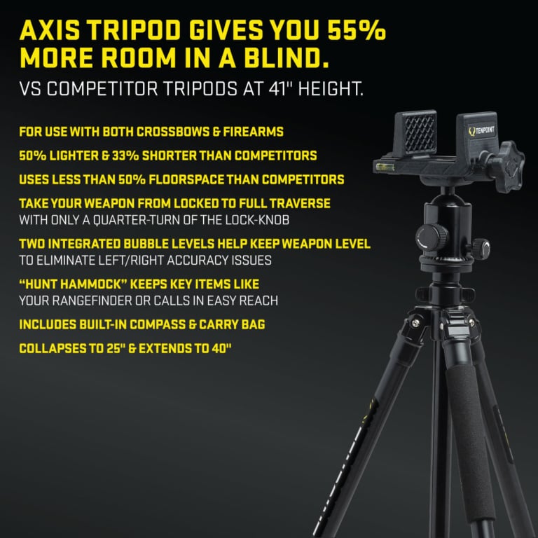 Axis Tripod Crossbow Tripod TenPoint Crossbows