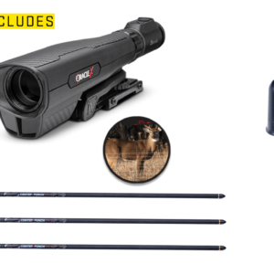 Package Includes Burris Oracle X, CenterPunch HPX Arrows, Quiver