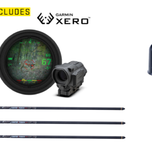 Package Includes Garmin XERO X1i, CenterPunch HPX Arrows, Quiver