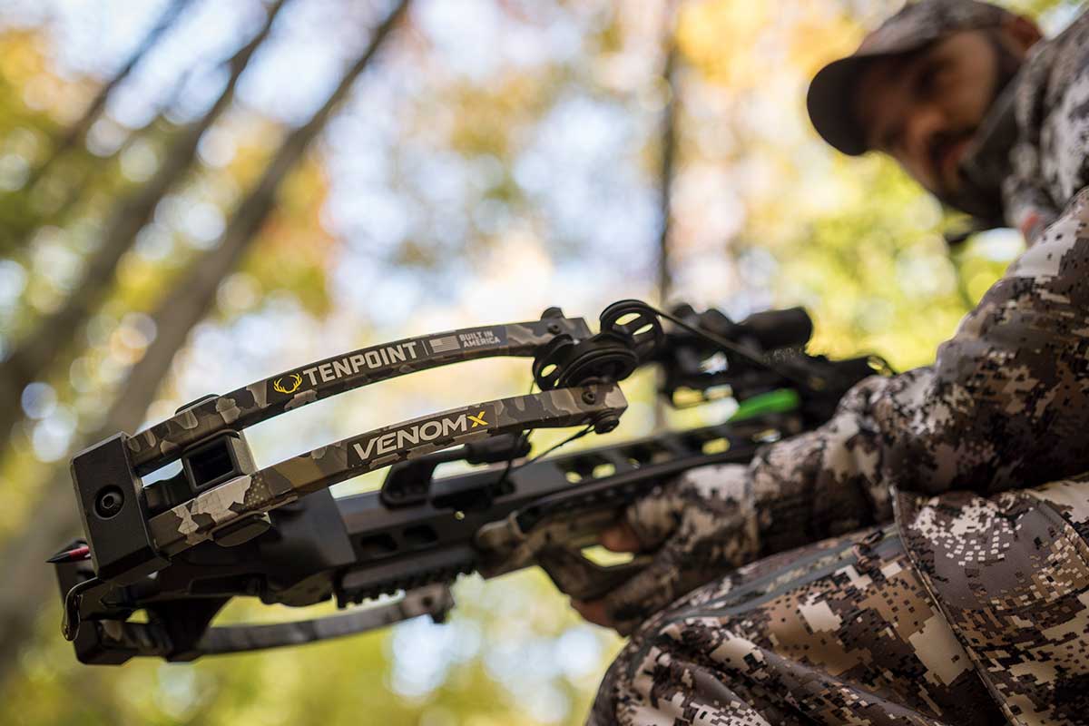 Bowhunter holding a Venom X crossbow