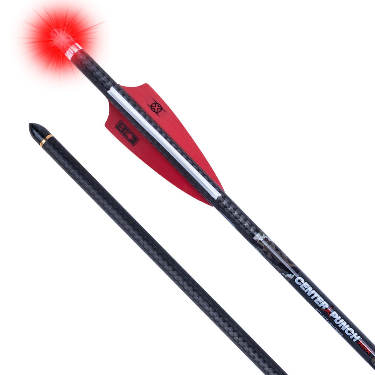 Lighted CenterPunch HPX Premium Carbon Arrows