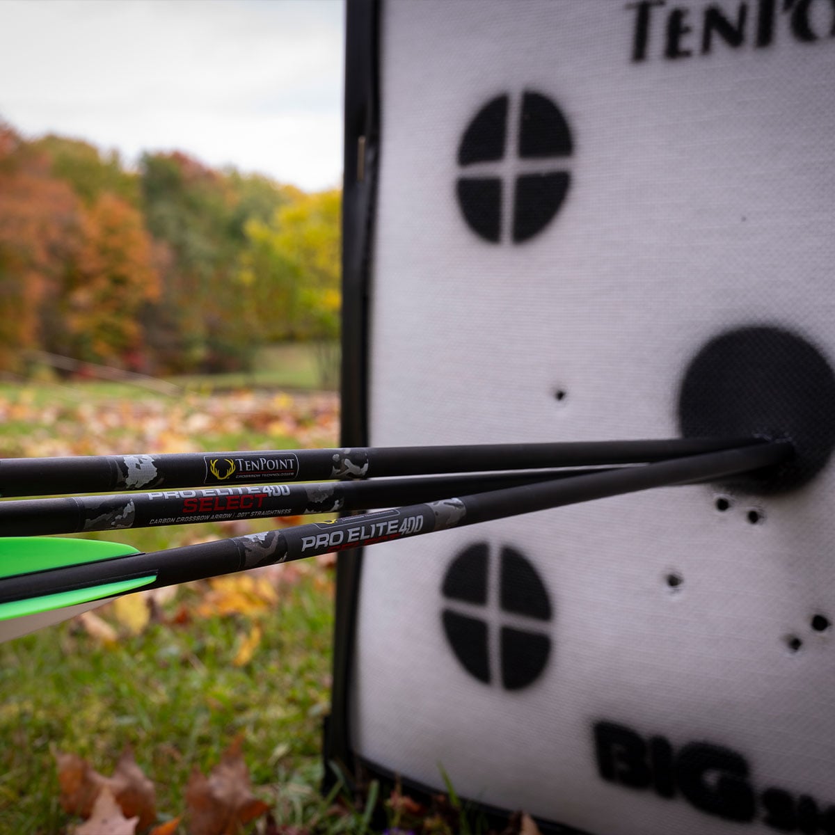 TENPOINT PRO ELITE カーボン矢 ＆ アルミ矢 まとめ売り TenPoint Pro Elite 400 Carbon Crossbow Arrows - 3 Pack - Fin
