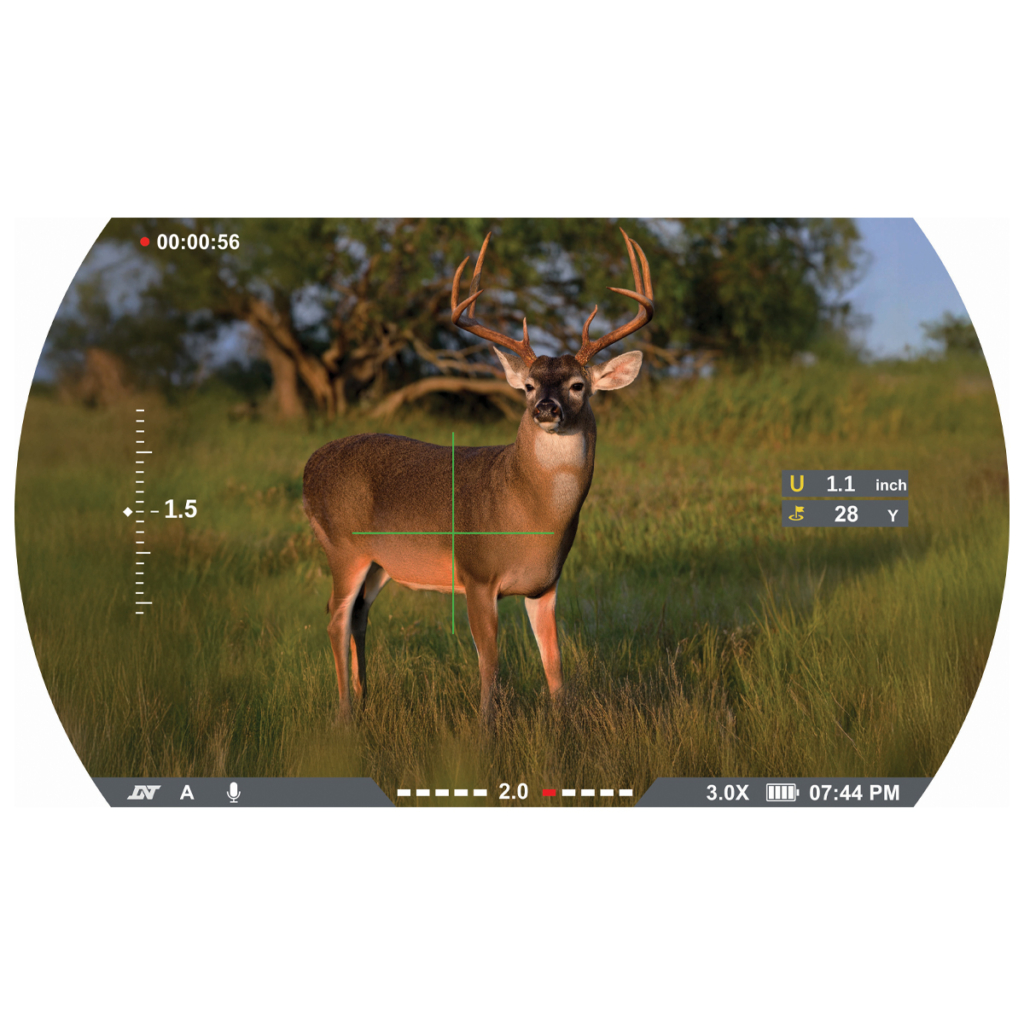 Vision HD Digital Rangefinding Scope with Recording Capability